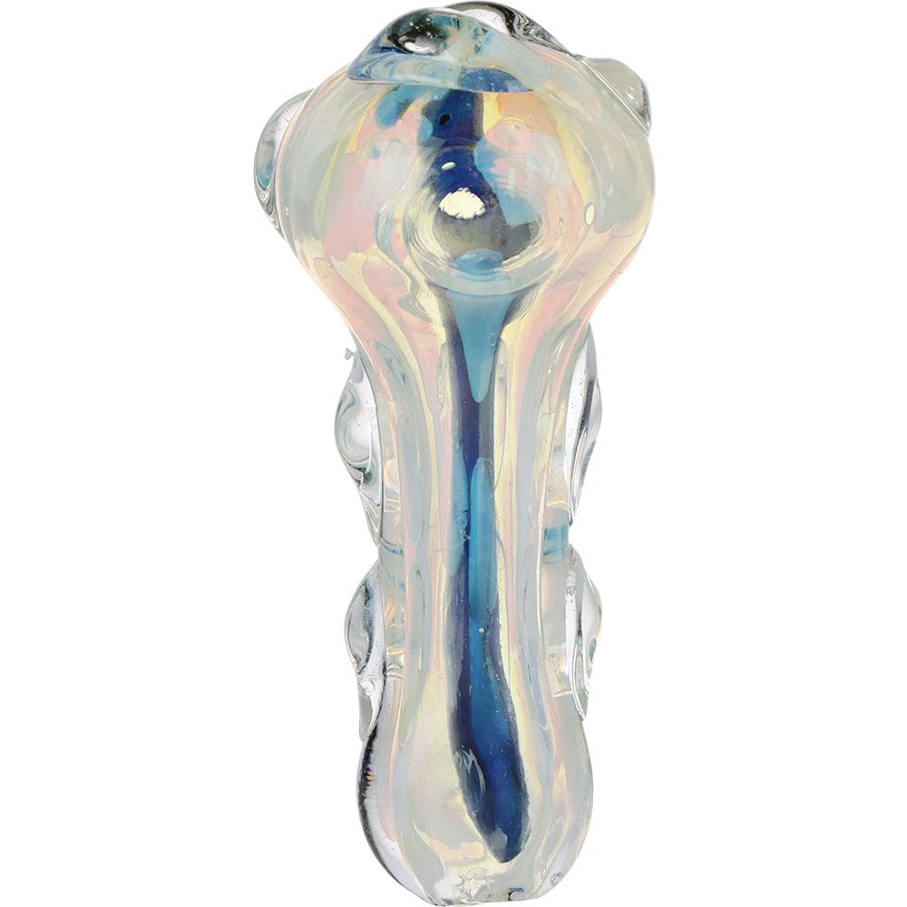Bumpy Ride on the River Lethe Dichro Stripe Glass Spoon Pipe - Haze Smoke Shop USA