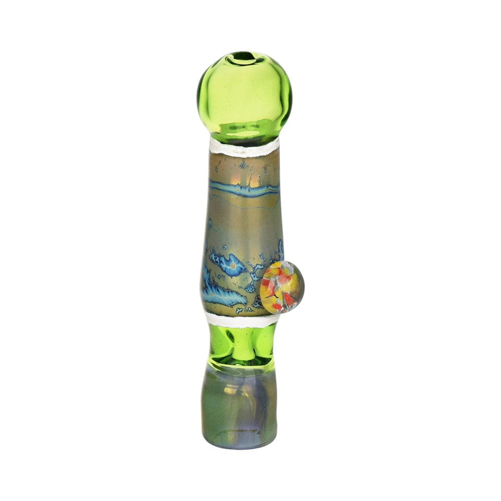 Euphoric Effect Chillum with Fritted Marble Chillums - Haze Smoke Shop USA