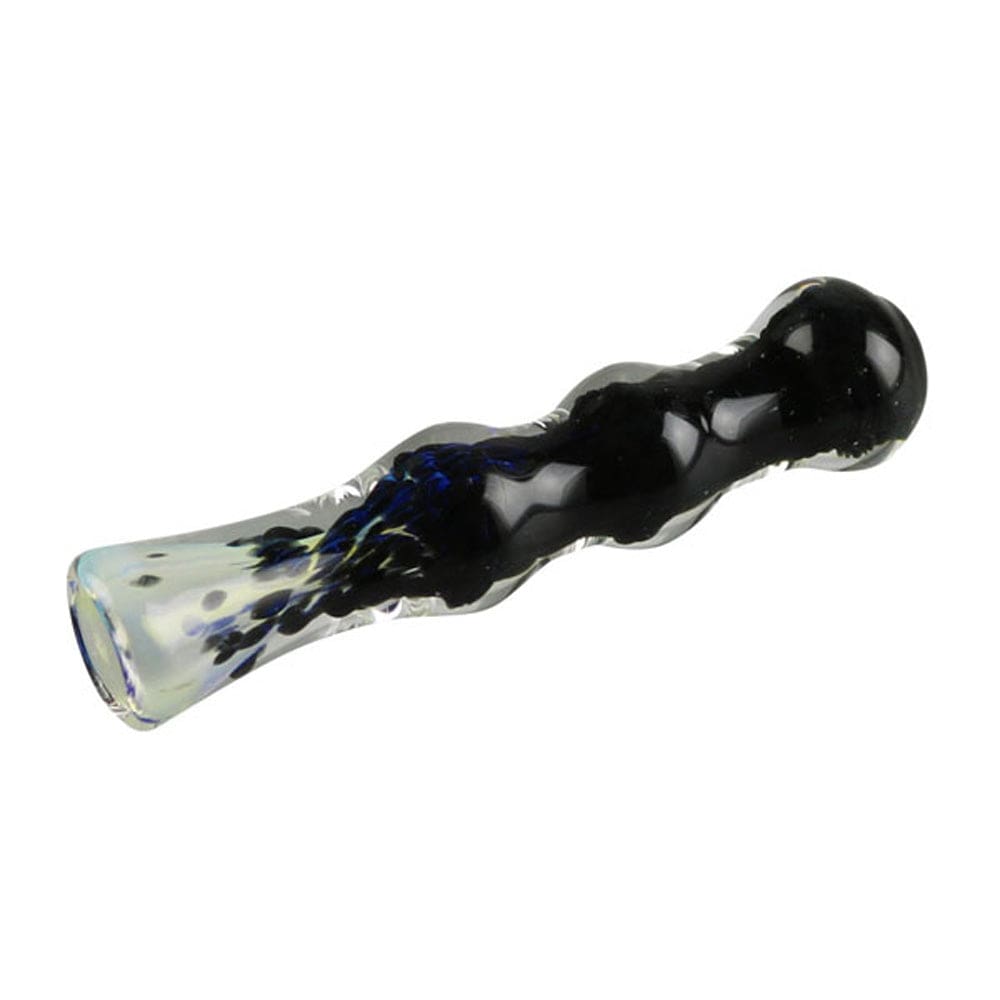 Fritted Fumed Glass Chillum Pipe Chillums - Haze Smoke Shop USA