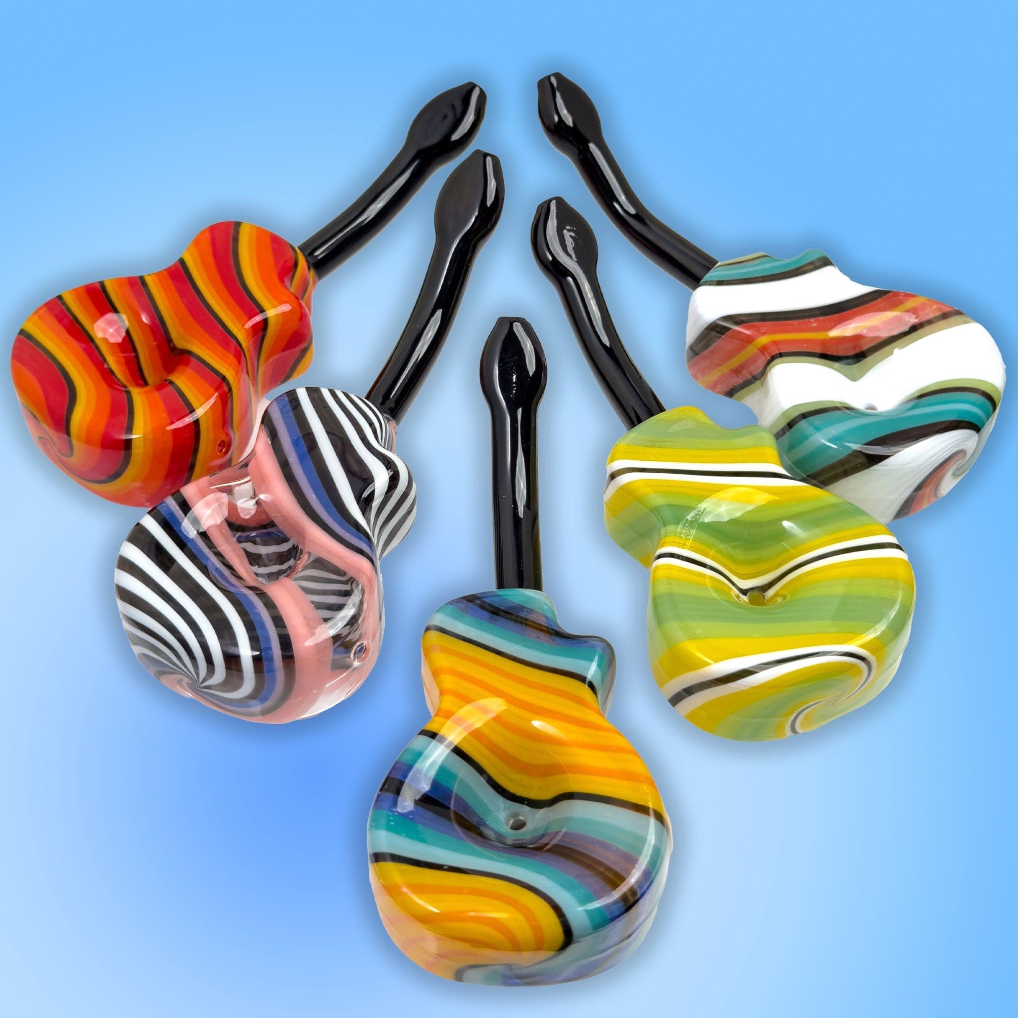 Full Color Guitar Pipes - Haze Smoke Shop USA