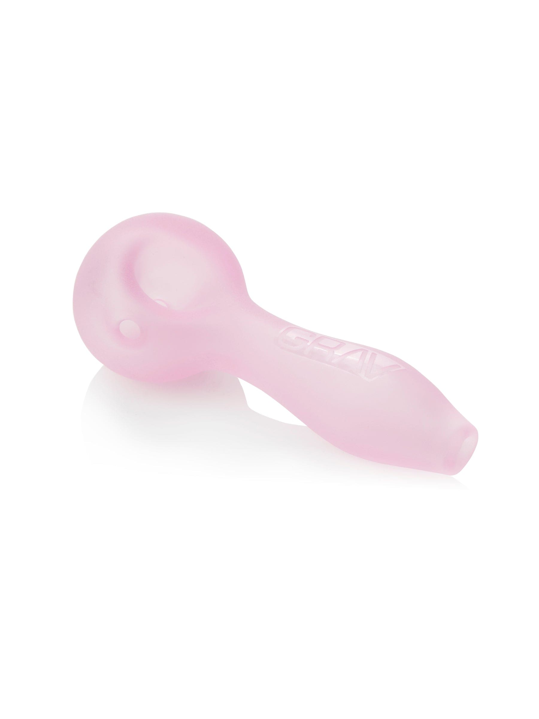 GRAV Sandblasted Spoon Glass Pipes - Haze Smoke Shop USA