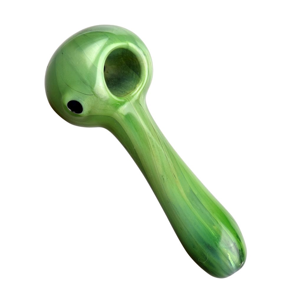 Green Apple Hard Candy Spoon Pipe Glass Pipes - Haze Smoke Shop USA