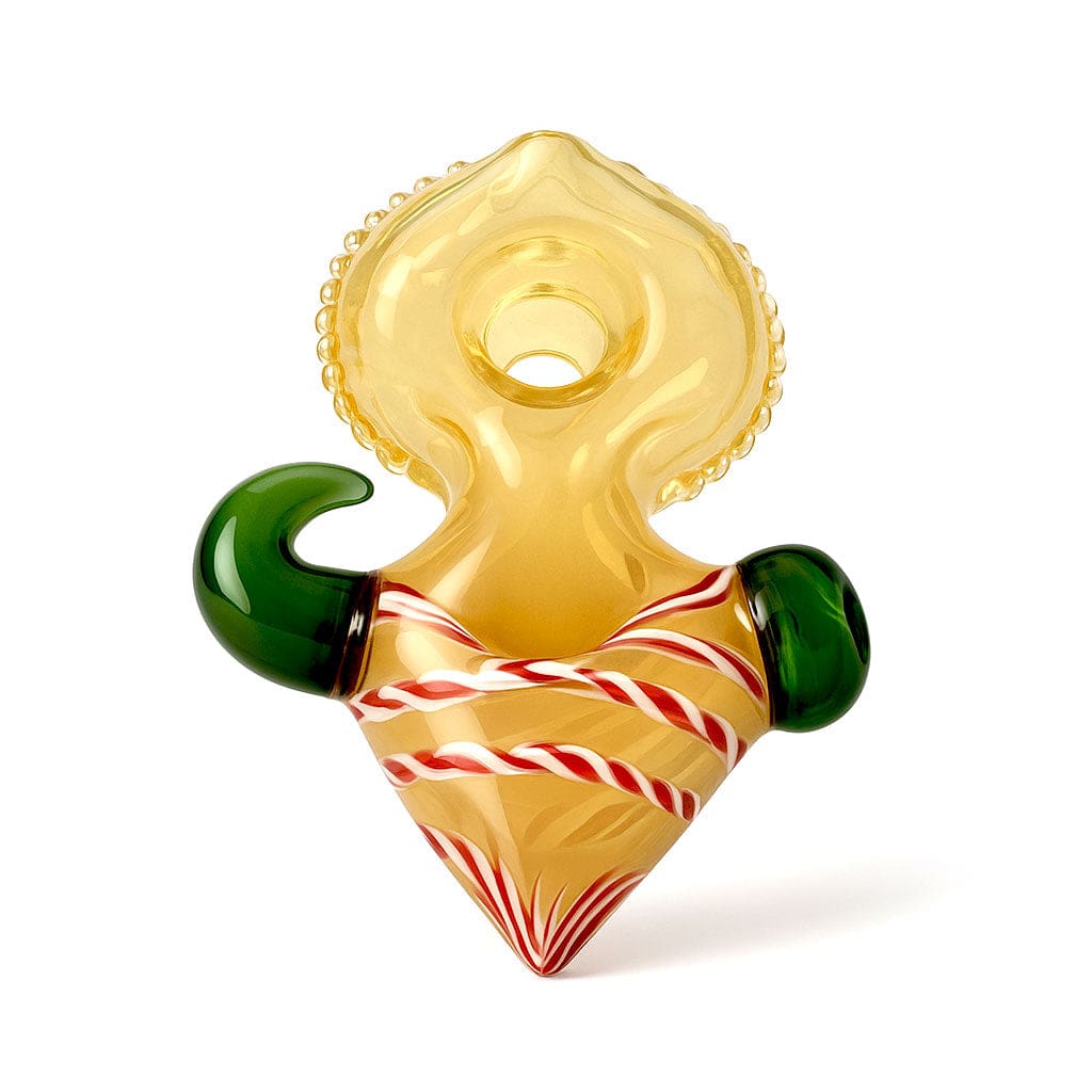 Heavy Hand Blown Hand Pipe Glass Pipes - Haze Smoke Shop USA