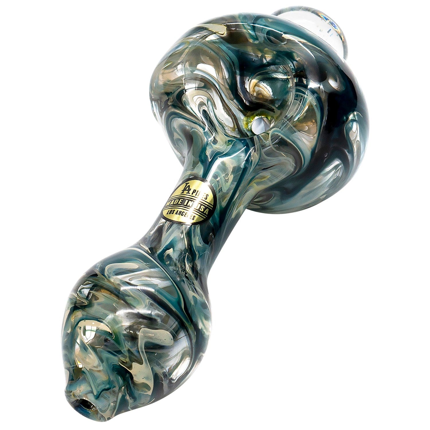 LA Pipes Primordial Ooze Glass Spoon Pipe - Haze Smoke Shop USA