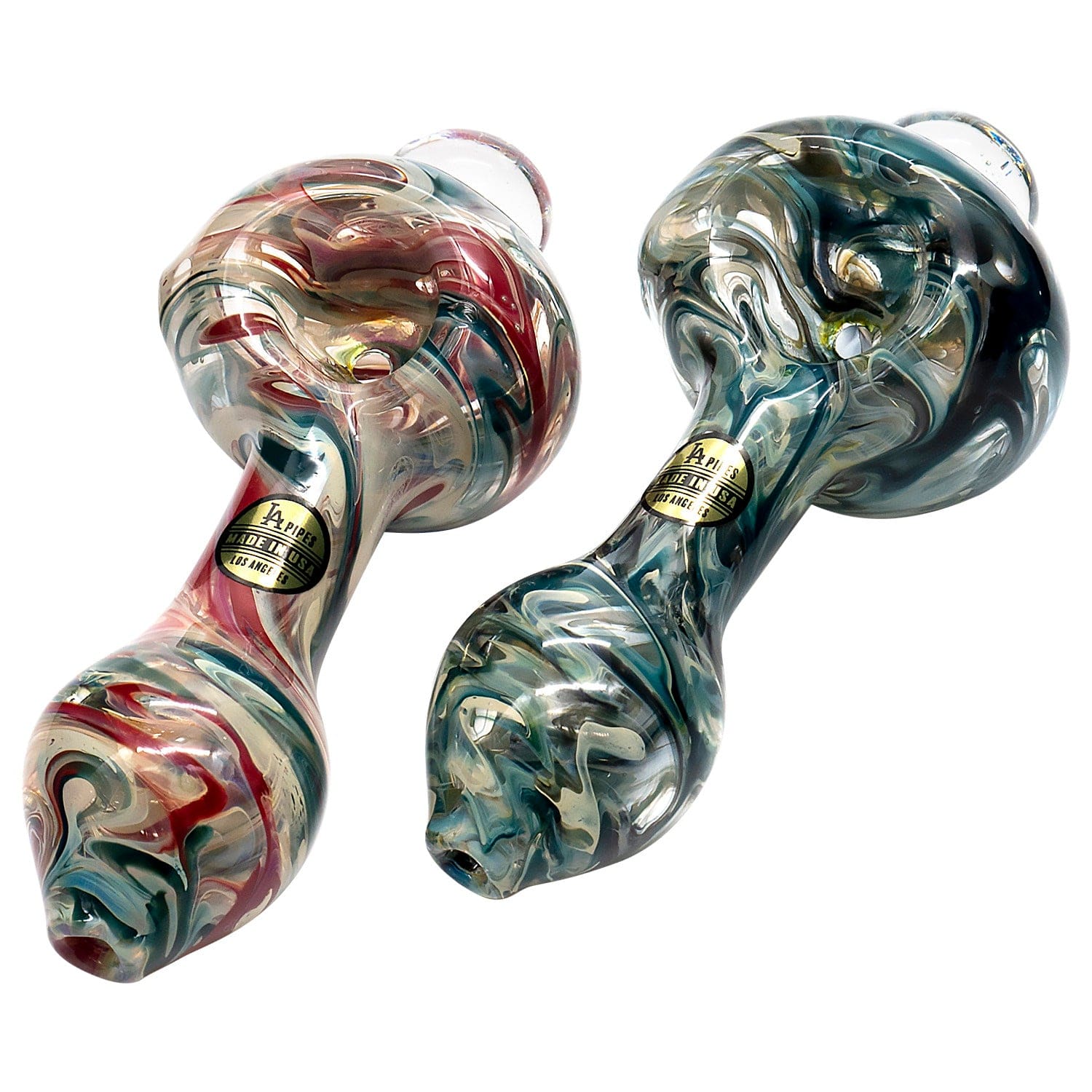 LA Pipes Primordial Ooze Glass Spoon Pipe Glass Pipes - Haze Smoke Shop USA