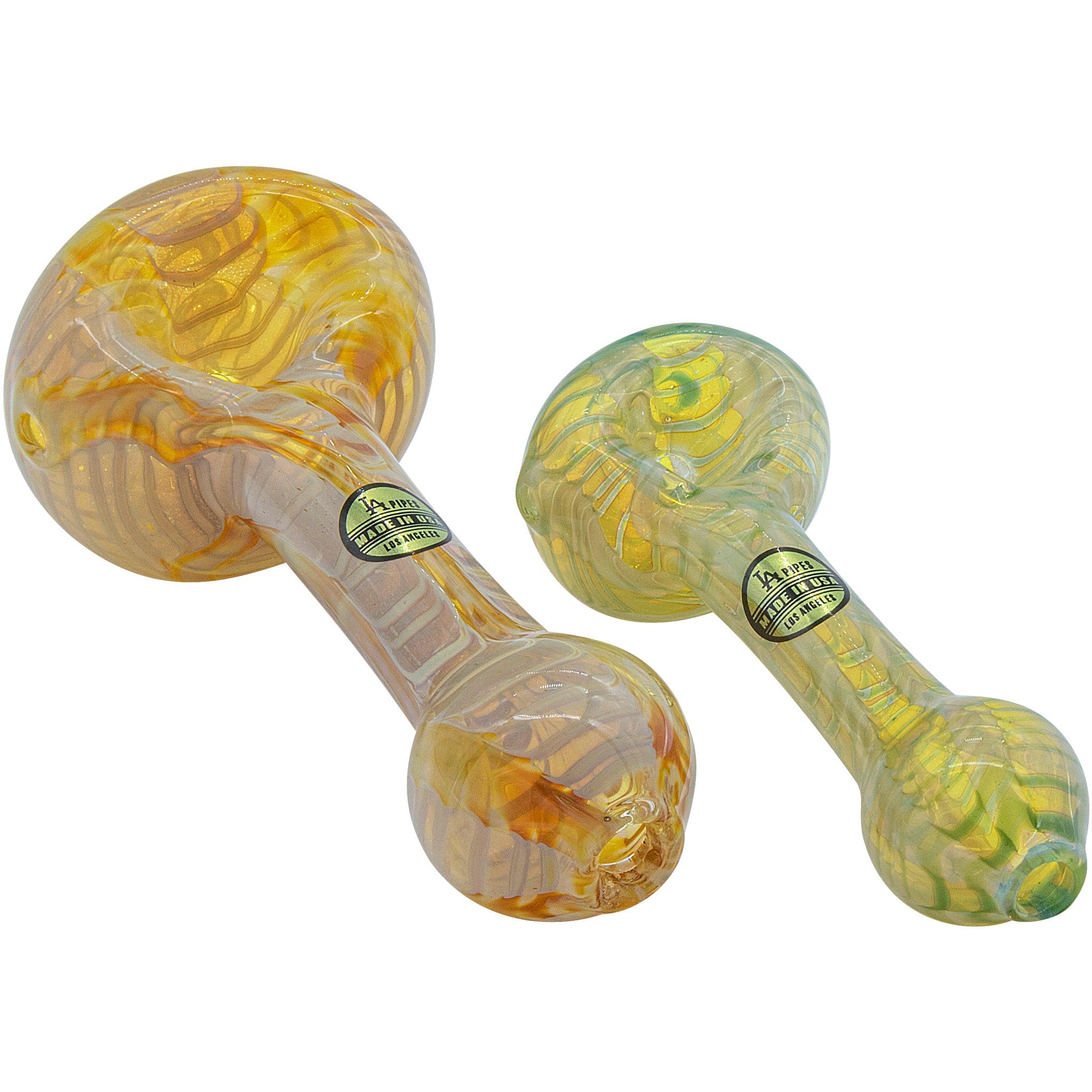 LA Pipes Raker Glass Spoon Pipe - Haze Smoke Shop USA