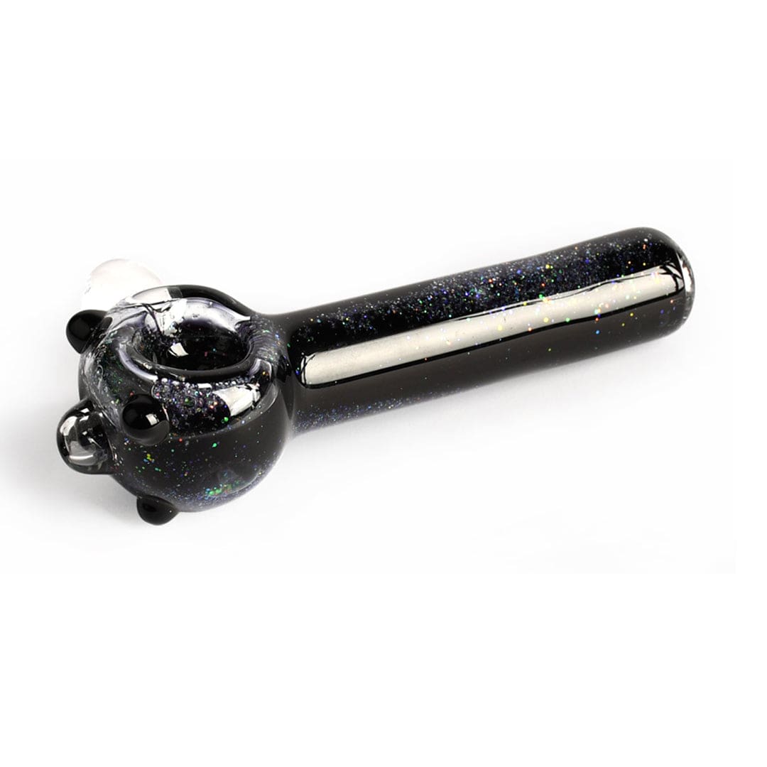 Red Eye Sparkle Liquid Glass Pipe - Haze Smoke Shop USA
