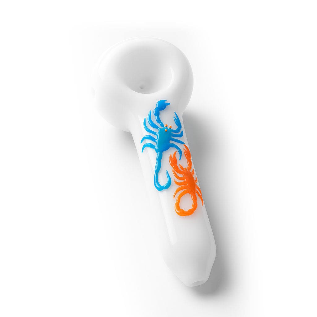 Scorpion Glass Clay Hand Pipe Glass Pipes - Haze Smoke Shop USA