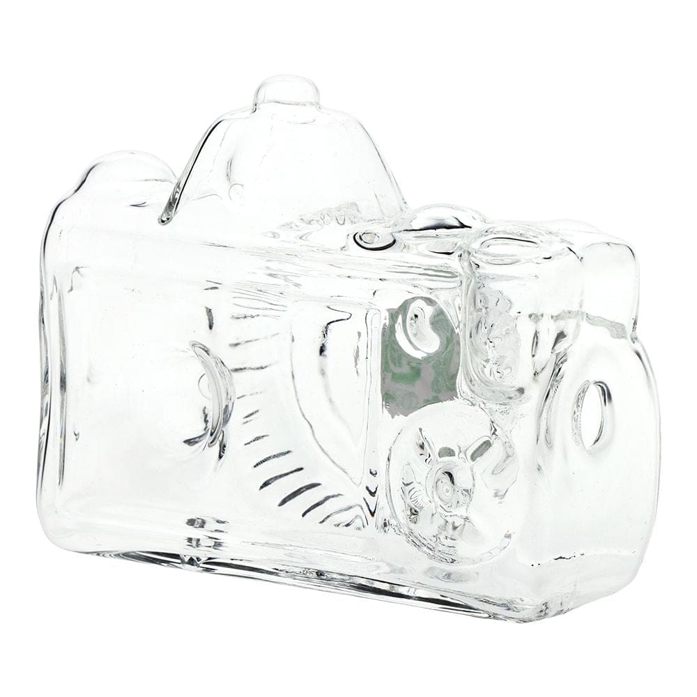 SeshGear Old School Camera Glass Hand Pipe - Haze Smoke Shop USA