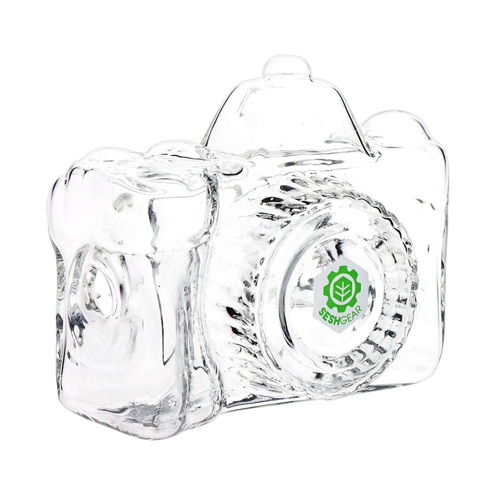 SeshGear Old School Camera Glass Hand Pipe Glass Pipes - Haze Smoke Shop USA