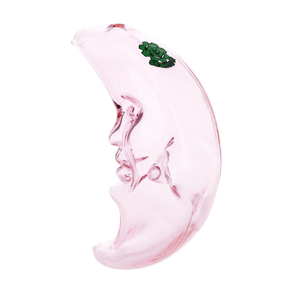 SeshGear Over the Moon Glass Hand Pipe - Haze Smoke Shop USA