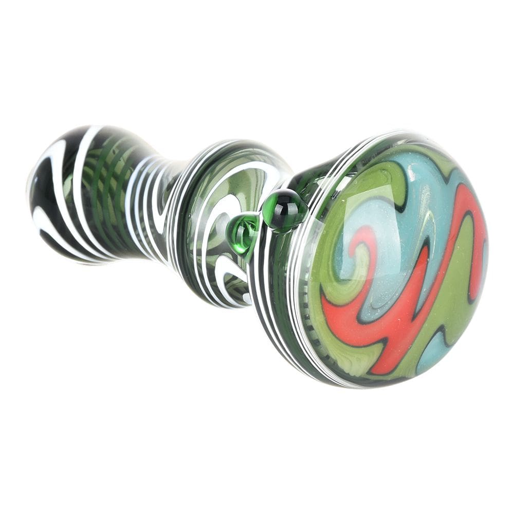 Time is a Disc Wig Wag Hand Pipe - Haze Smoke Shop USA