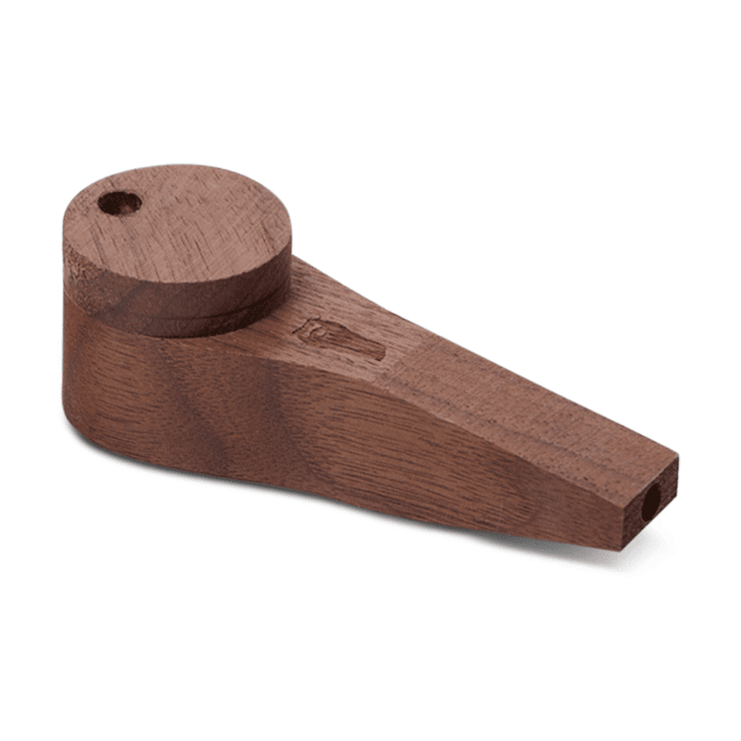 Bearded Circle Wood Pipe with Lid Pipes - Haze Smoke Shop USA