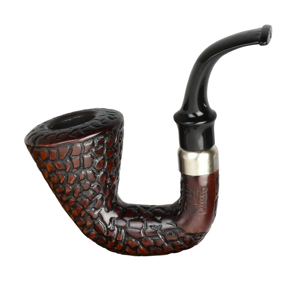 Carved Hungarian Calabash African Wood Pipe Pipes - Haze Smoke Shop USA