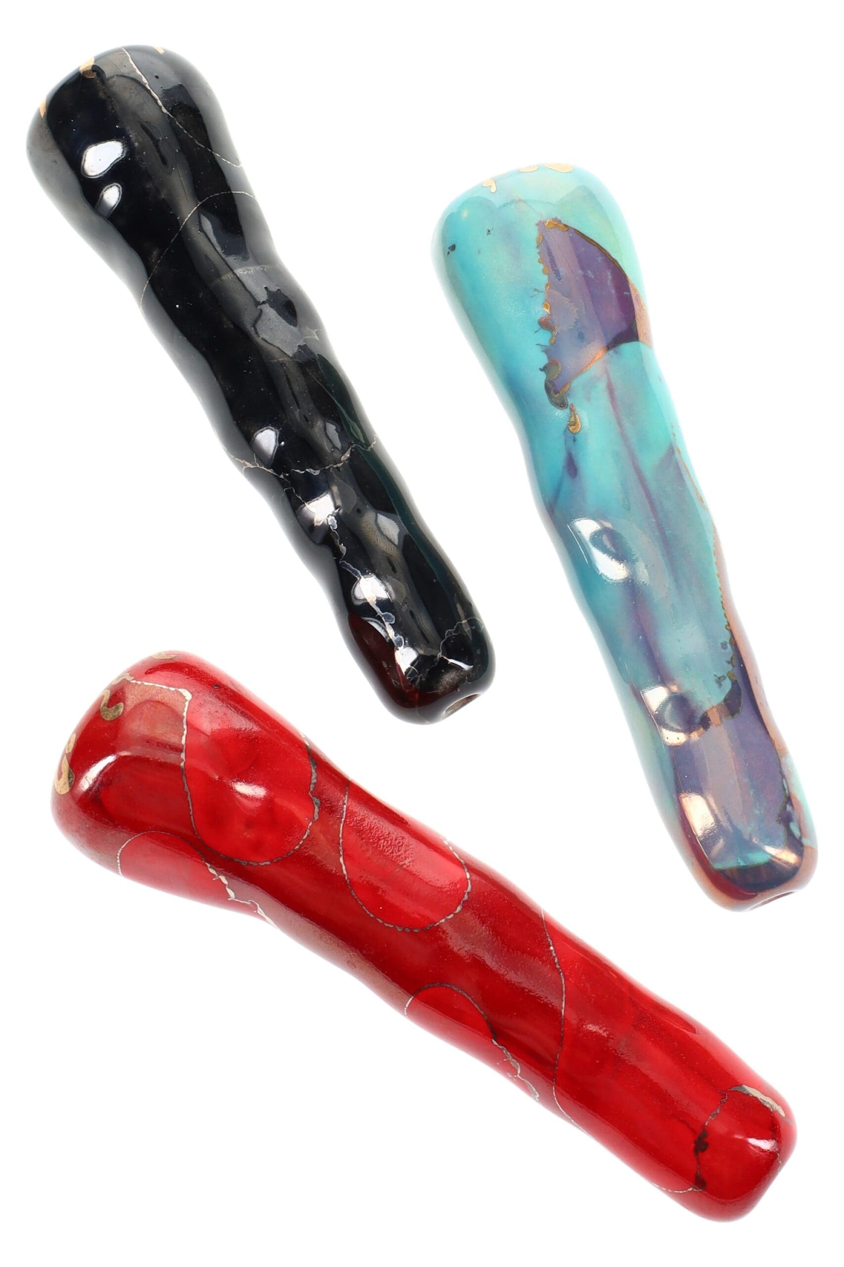 Ceramic Chunky Bat Ceramic Pipes - Haze Smoke Shop USA
