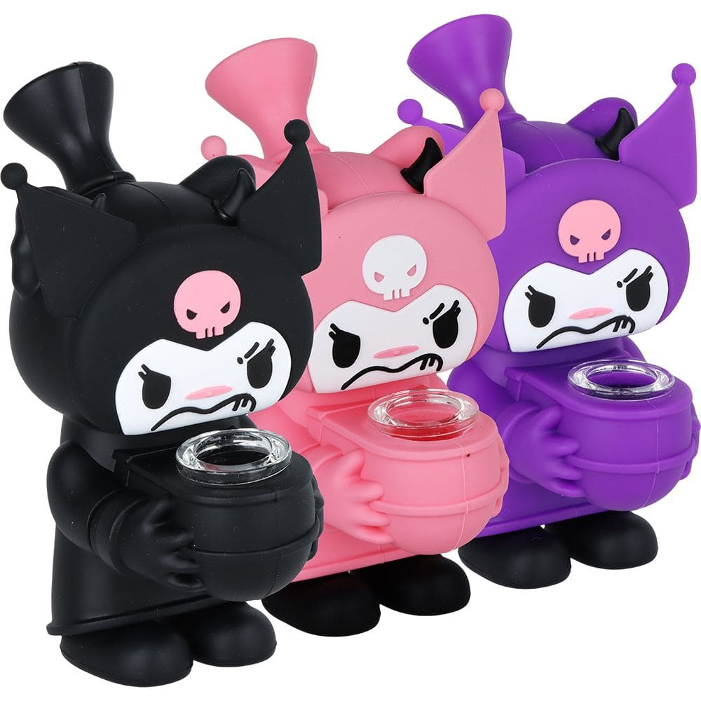 Don't Feed The Gremlin Silicone Bubbler Pipes - Haze Smoke Shop USA