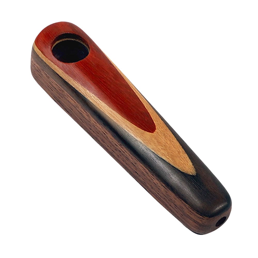 Melting Teardrop Wood Pipe Pipes - Haze Smoke Shop USA