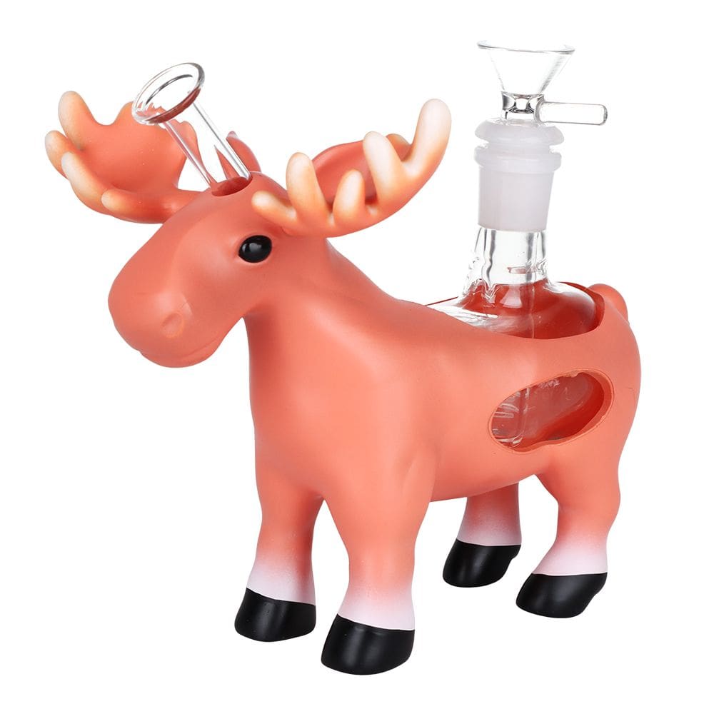 Moose Bouche Silicone & Glass Bubbler - Haze Smoke Shop USA