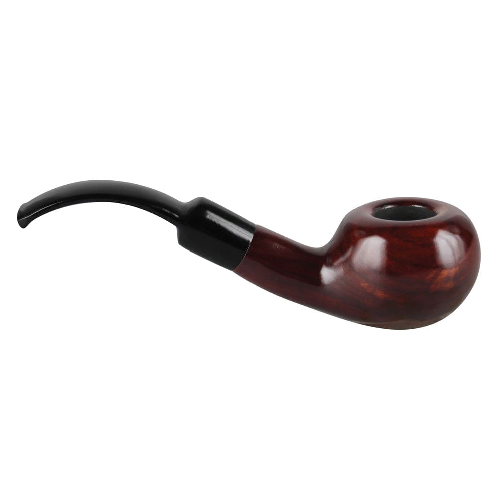 Pulsar Shire Pipes Bent Tomato Cherry Wood - Haze Smoke Shop USA