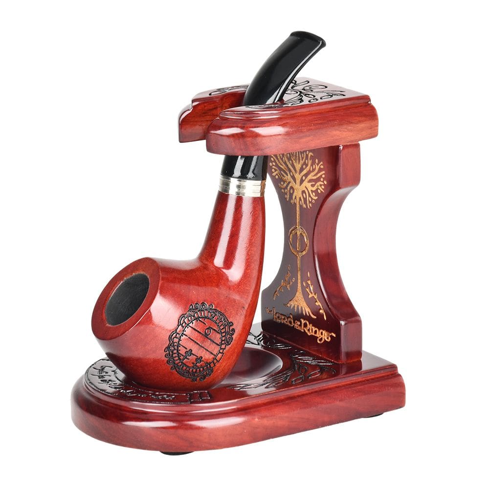 Pulsar Shire Pipes x LoTR HOBBITON Pipe & MIDDLE-EARTH Pipe Stand Bundle Pipes - Haze Smoke Shop USA