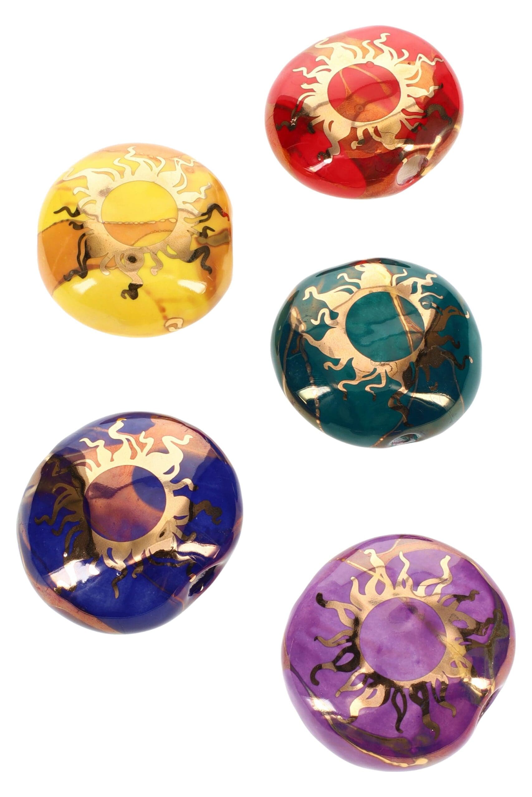Round Ceramic Smoke Stone Ceramic Pipes - Haze Smoke Shop USA