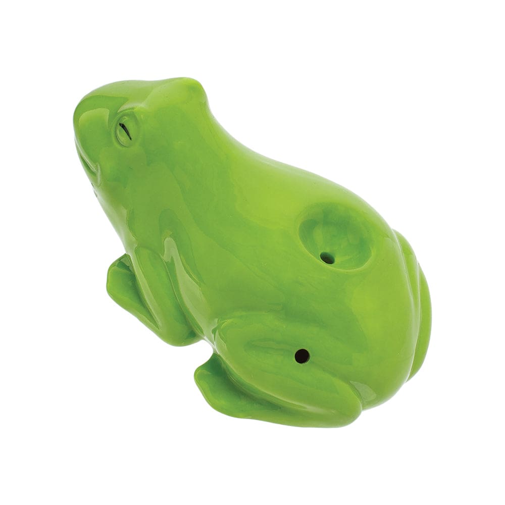 Wacky Bowlz Frog Ceramic Hand Pipe - Haze Smoke Shop USA