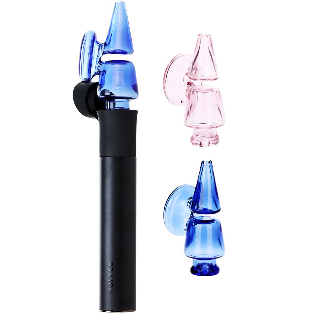 Double Chamber Glass Mouthpiece for Puffco Pivot - Haze Smoke Shop USA