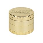 RAW Ethereal Gold-Plated Stainless Steel Grinder - Haze Smoke Shop USA