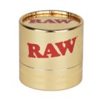 RAW Ethereal Gold-Plated Stainless Steel Grinder - Haze Smoke Shop USA