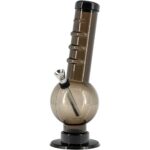 Acrylic Angled Neck Straight Tube Bubble Bong 9-12 inches - Haze Smoke Shop USA