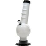 Acrylic Angled Neck Straight Tube Bubble Bong 9-12 inches - Haze Smoke Shop USA