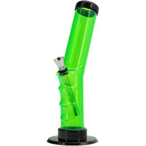 Acrylic Angled Straight Tube Bong - Haze Smoke Shop USA