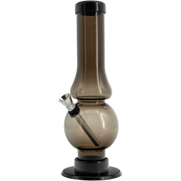 Acrylic Straight Tube Bubble Flare Bong - Haze Smoke Shop USA