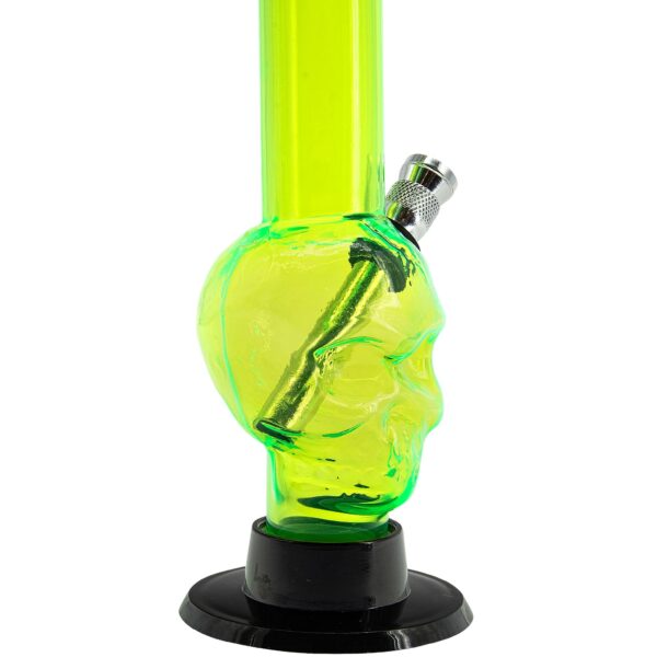 Mini Alien Head Acrylic Bong - 6 inches - Haze Smoke Shop USA