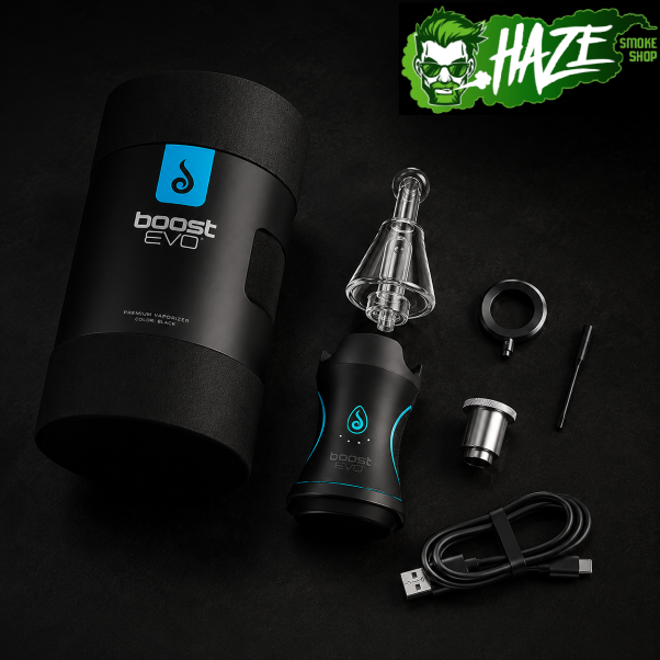 Dr. Dabber Boost EVO full kit flat-lay