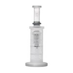 Human Grade Sacred Straight Sandblasted Glass Water Pipe - Haze Smoke Shop USA