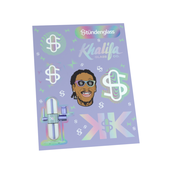Khalifa x Stündenglass Gravity Infuser - Violet Sky / Mints - Haze Smoke Shop USA